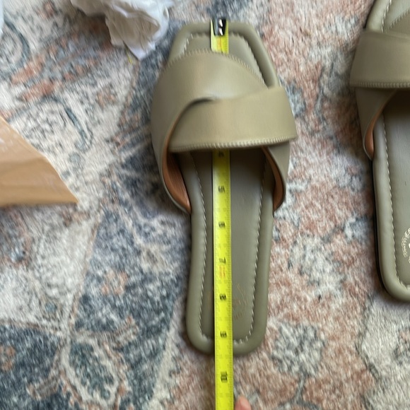 NIB ATP Atelier Capurso Slide Sandal / sage - Picture 4 of 9